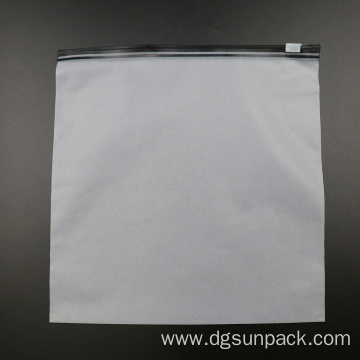 recycled pouches frosted apparel shipping slide zippers bags